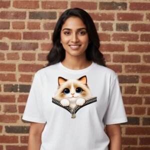 Zipper Cat Shirt