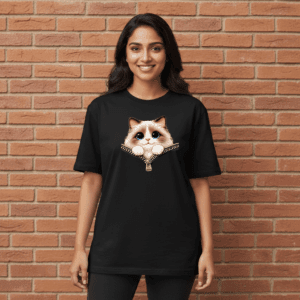 Zipper Cat Shirt