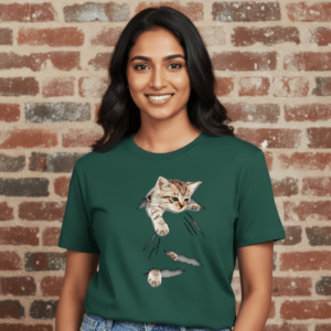 Green Cat Tee
