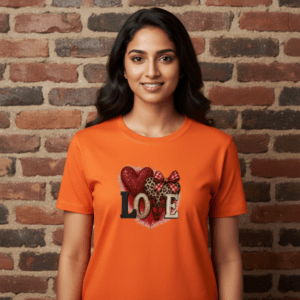 Orange Love Tee