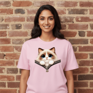 Zipper Cat Tee