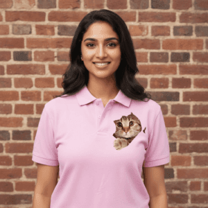 Cat Pocket Polo