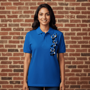 Blue Panda Polo