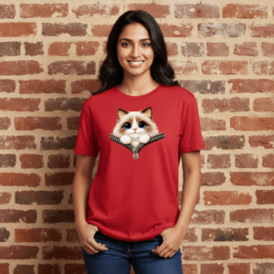 Zipper Cat Shirt